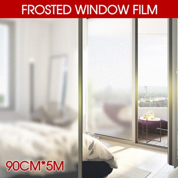 Clear Privacy Frosted Removable Window Glass Film 3M 5M AU POST - Lets Party