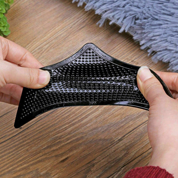 8 X Ruggies Rug Grippers Carpet Mat Non Slip Skid Reusable Washable Grips - Lets Party