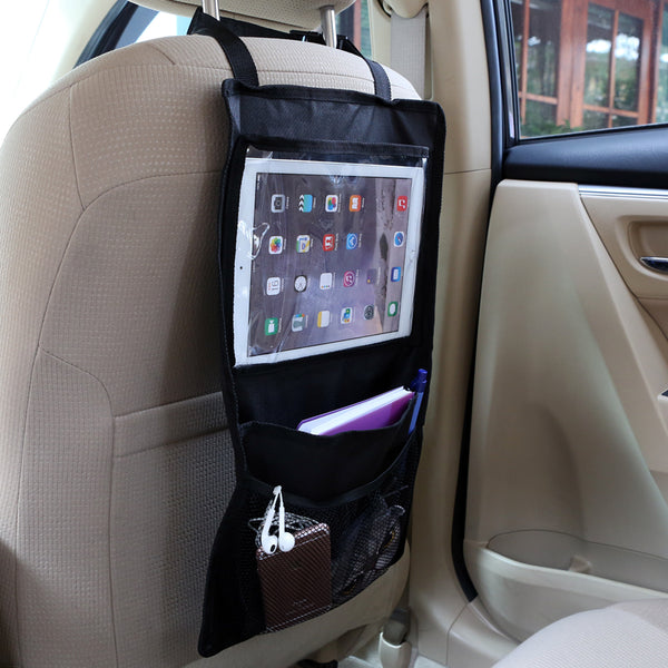 Car Seat Back Organizer Tidy Storage Travel Kid Storage iPad Galaxy Tab Holder - Lets Party