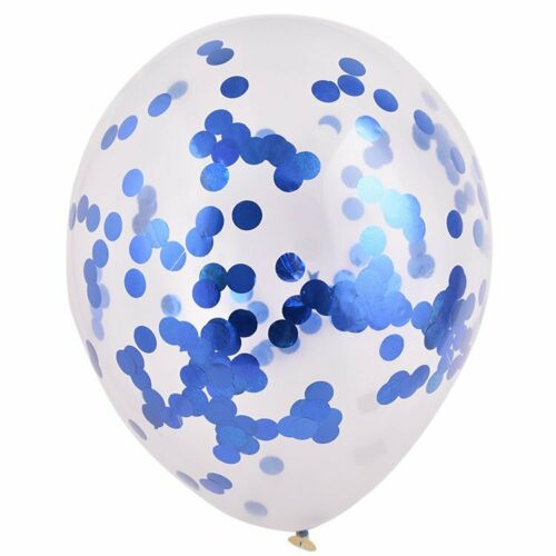 45cm Giant Clear Confetti Balloon Latex Balloons Wedding Birthday Party Balloons - Lets Party