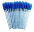 Blue New Disposable Eyelash Brush Applicator Extension Mascara Wands - Lets Party