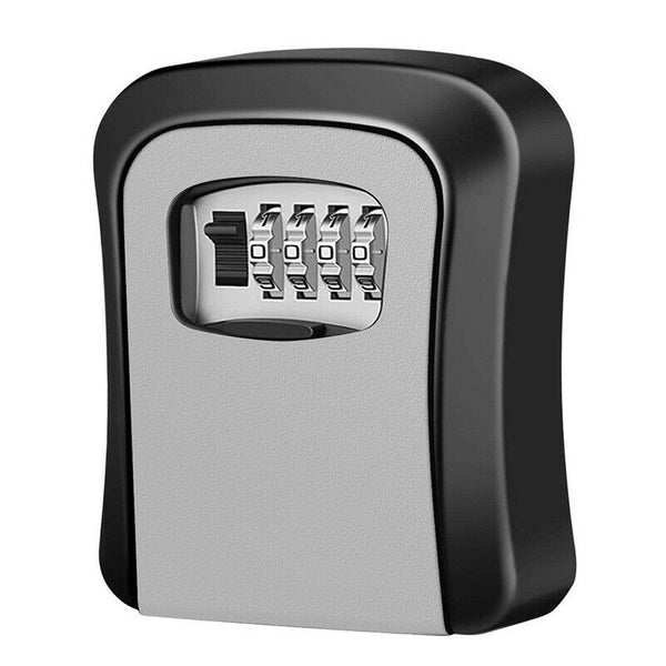 Outdoor Wall-Mounted Key Storage Box with Set-Your-Own Combination Lock 4 Digit - Lets Party