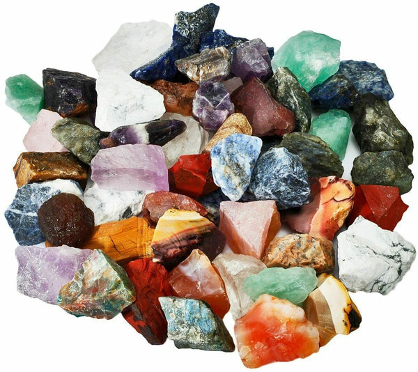 UP 10KG Mixed Rough Raw Crystal Gemstone Chunk Natural Raw Minerals Stones Bulk - Lets Party
