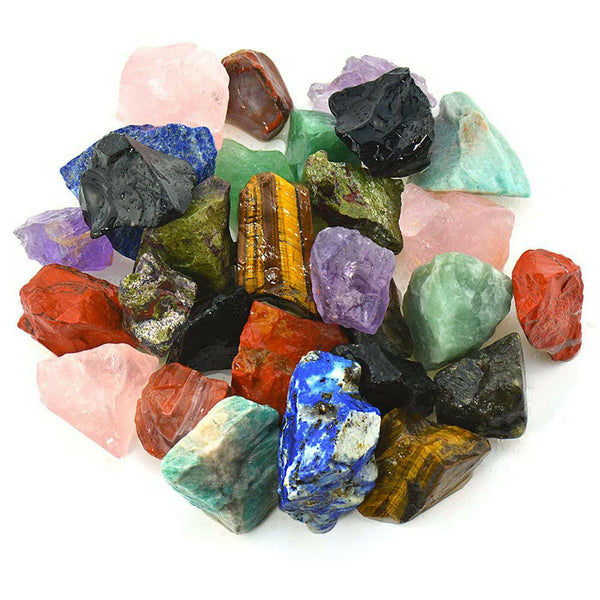 UP 10KG Mixed Rough Raw Crystal Gemstone Chunk Natural Raw Minerals Stones Bulk - Lets Party