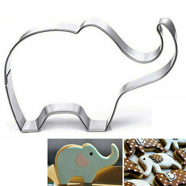 3D Baby Metal Elephant Biscuit Cake Cookie Mold Cutter Mould Cutting Baking Mold - Lets Party
