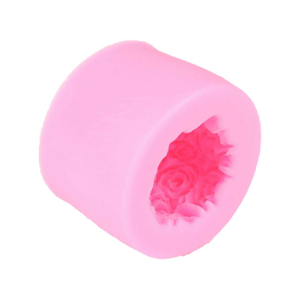 3D Silicone Candle Mold Rose Ball Aromatherapy Candle Soap Mould Craft Baking - Lets Party