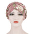 Women's Floral Chemo Cap Cancer Hat Muslim Hair Scarf Turban Hijab Head Wrap - Lets Party