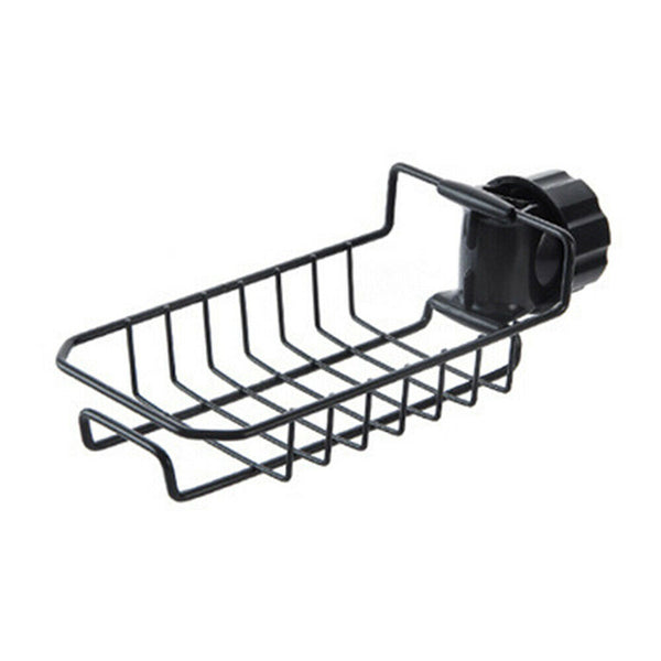 Kitchen Sink Faucet Shelf Sponge Dish Cloth Rack Holder Racks Storage Organizer - Lets Party