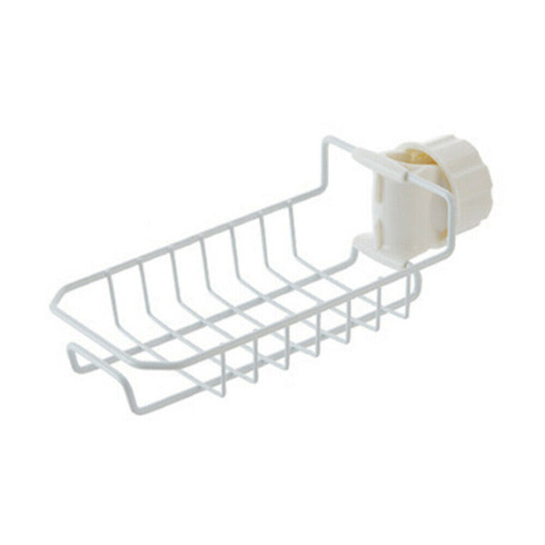 Kitchen Sink Faucet Shelf Sponge Dish Cloth Rack Holder Racks Storage Organizer - Lets Party