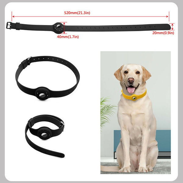 For Apple AirTag Silicone Band Collar Case Air Tag GPS Anti-lost for Cat Dog Pet - Lets Party