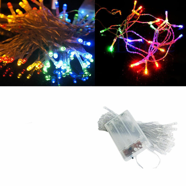 2/3/4/5/10m Battery Powered String Fairy Lights Party Wedding Christmas Decor - Lets Party