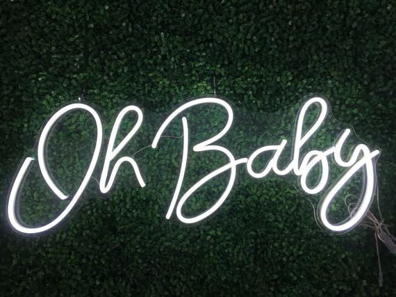 90cm OhBaby LED Neon Lights Sign Board Party Wedding Decoration Battery Operated - Lets Party