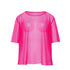 Ladies String Vest Mash Top 80s Costume Net Neon Punk Rocker Fishnet T Shirt - Lets Party