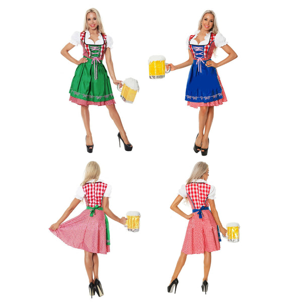 Ladies Oktoberfest costume | Beer Maid Costume | German Bavarian Heidi | Fancy dress costume 