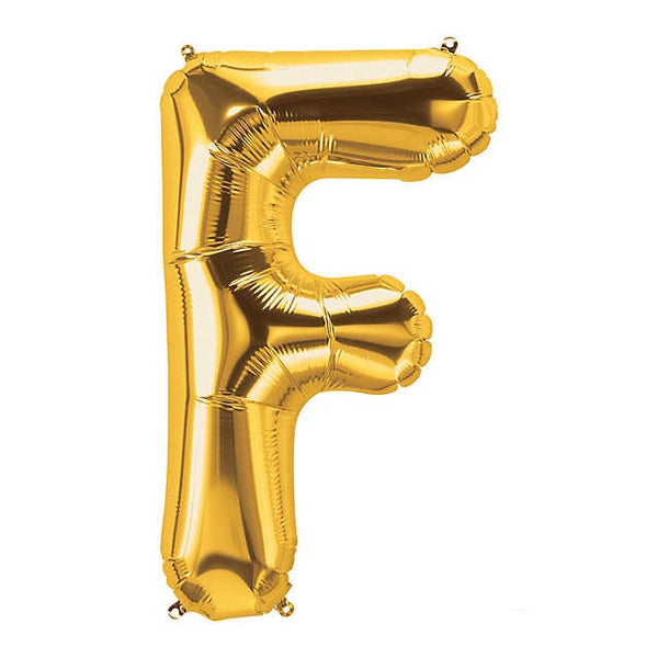 40cm Gold Foil Letter Balloons  Birthday Wedding Party Decorations - Lets Party