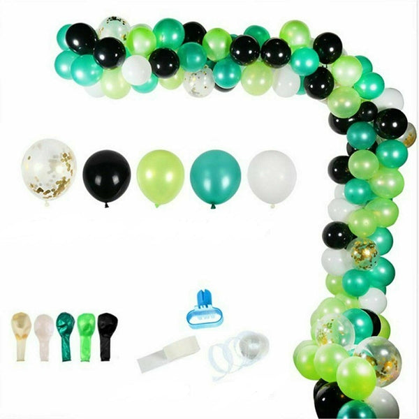113pcs Balloons+Balloon Arch Kit Set Birthday Wedding Party Garland OR Chain - Lets Party