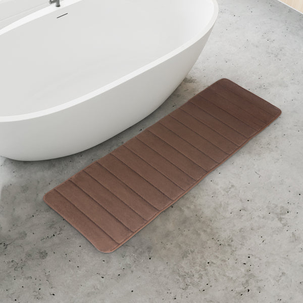 Bath Mat Anti Slip Bathroom Shower Mat Thick Soft Fast Drying 160 x 50 cm - Lets Party