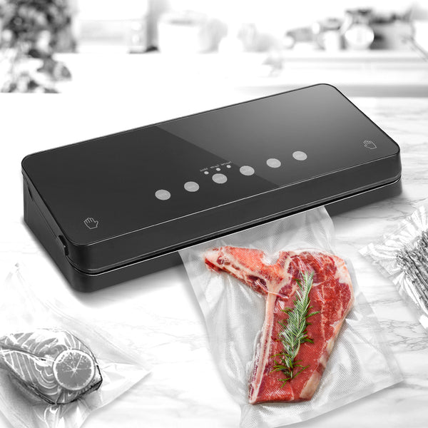 Food Vacuum Sealer Machine Fresh Storage Packaging Saver with Seal Bags Black - Lets Party