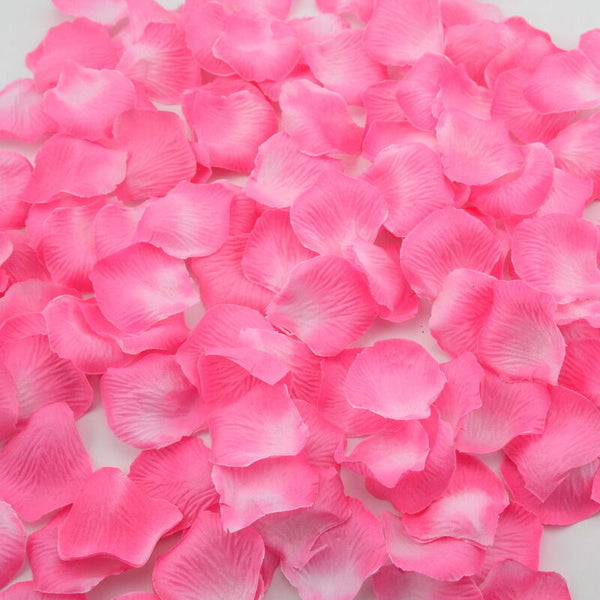 144pcs Artificial Silk Petals Flowers Rose Wedding Flower Girl Basket Decoration - Lets Party
