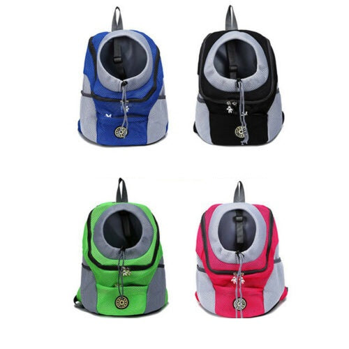 Puppy Travel Mesh Pet Dog Carrier Backpack Front Travel Portable Shoulder Bag AU - Lets Party