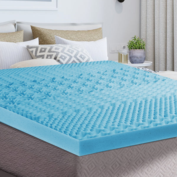 Dreamz 7-Zone Cool Gel Memory Foam Bamboo Removable Cover 8CM Queen - Lets Party