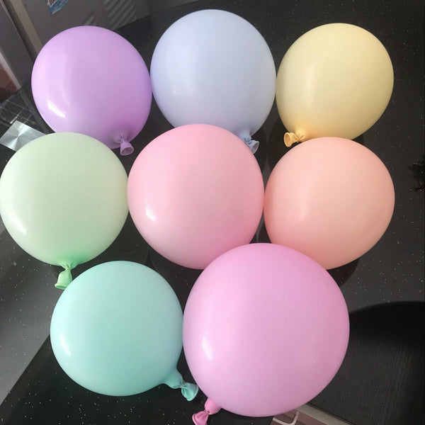 10-100x Macaron Latex Standard 25cm Helium Balloons Balloon Party Wedding Birthday 10
