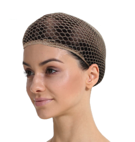 Mesh Wig Cap Hair Net Wrap Under a Wig Nude or Black Open or Closed - Lets Party