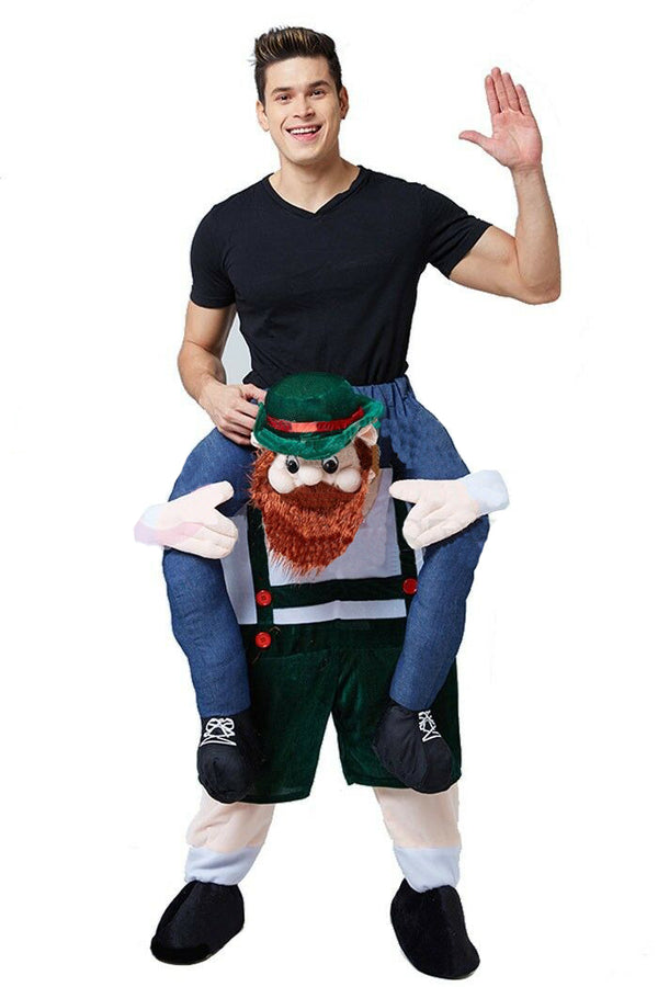 Adult Funny Carry Fancy Dress Ride On Me Costume Fancy Pants Party Mens Mascot - Lets Party
