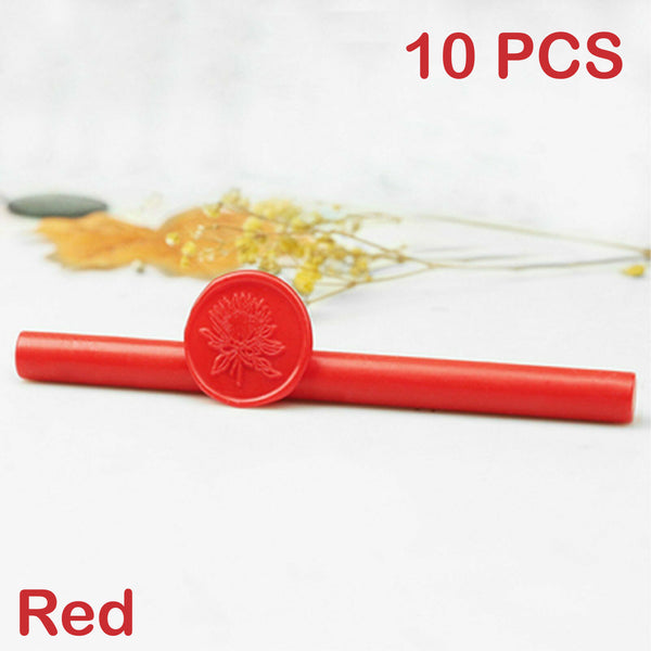 Sealing Wax Round Stick Glue Gun Stamp Seal Candle Envelope Invitations Wedding - Lets Party