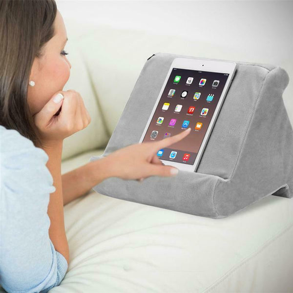 Tablet Pillow Stands For iPad Book Reader Holder Rest Laps Reading Cushion  - Lets Party