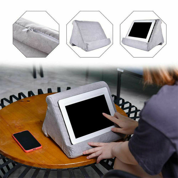 Tablet Pillow Stands For iPad Book Reader Holder Rest Laps Reading Cushion  - Lets Party