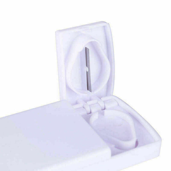 Pill Cutter Box Tablet Splitter Divider Convenient Portable Medicine Organizer - Lets Party