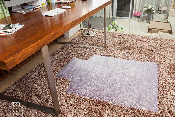  Ship Carpet Floor Office Computer Work Chair Mat Useful Plastic 1200 x 900mm - Lets Party