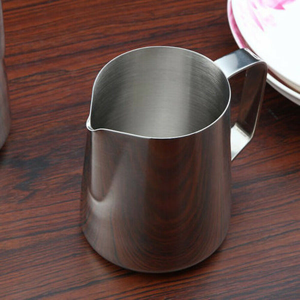 Stainless Steel Milk Frothing Jug Frother Coffee Latte Container Pitcher - Lets Party