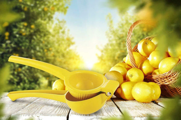 Premium Quality Metal Lemon Squeezer Handheld Juicer Presser Citrus Juice Lime - Lets Party