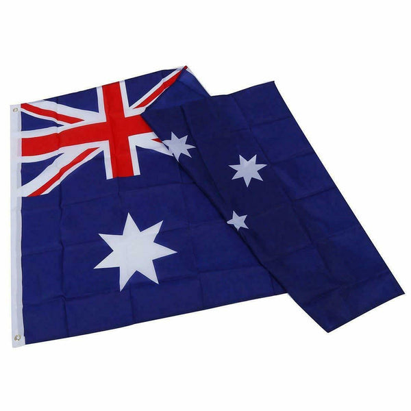 Large Australian Aussie Flag Australia Day Oz Heavy Duty Outdoor 90cm x 150cm - Lets Party