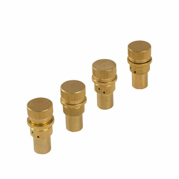 Tyre Deflators x4 Brass Air Deflator 6-60 PSI Tire Valve Core Tool 4WD Automatic - Lets Party