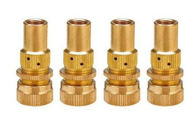 Tyre Deflators x4 Brass Air Deflator 6-60 PSI Tire Valve Core Tool 4WD Automatic - Lets Party