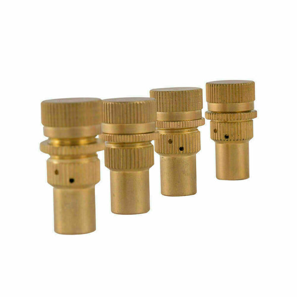 Tyre Deflators x4 Brass Air Deflator 6-60 PSI Tire Valve Core Tool 4WD Automatic - Lets Party