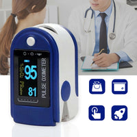 Professional Finger Pulse Oximeter Blood Oxygen Saturation Monitor Heart Rate