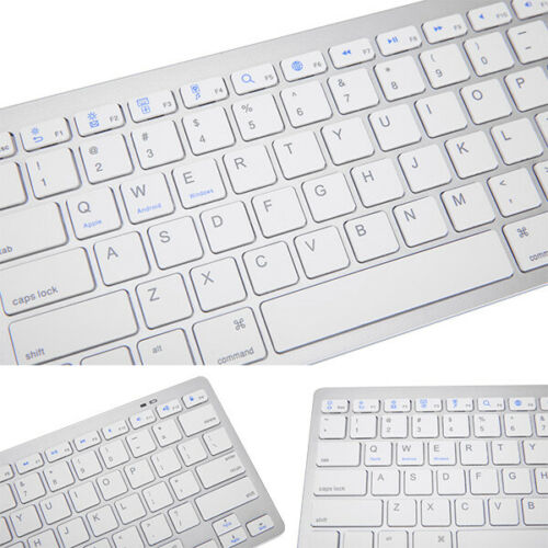 Ultra Slim Bluetooth Wireless Keyboard For Apple iPad iPhone Android Mac Windows - Lets Party