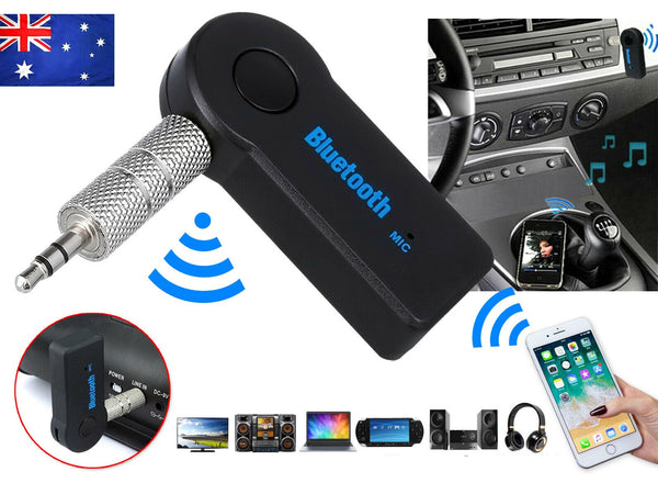 Wireless Bluetooth 3.5mm AUX Audio Music Receiver Stereo Home Car Adapter - Lets Party