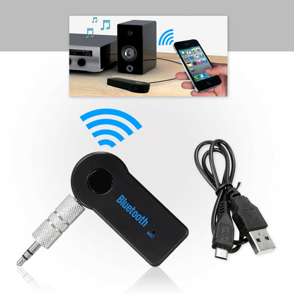 Wireless Bluetooth 3.5mm AUX Audio Music Receiver Stereo Home Car Adapter - Lets Party