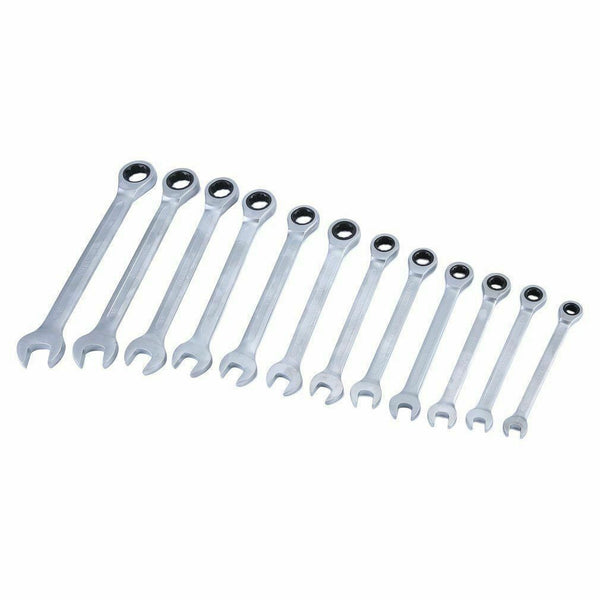 8MM-22MM 12Pcs Ratchet Spanner Set Metric ND-0326 + Rolling Bag Hand Tool Kit  - Lets Party