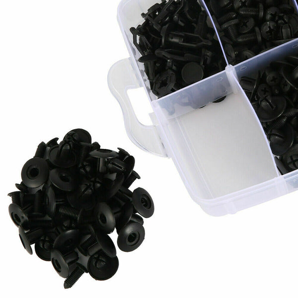 Car Trim Body Clips Kit 620PCS Rivet Retainer Door Panel Bumper Plastic Fastener - Lets Party