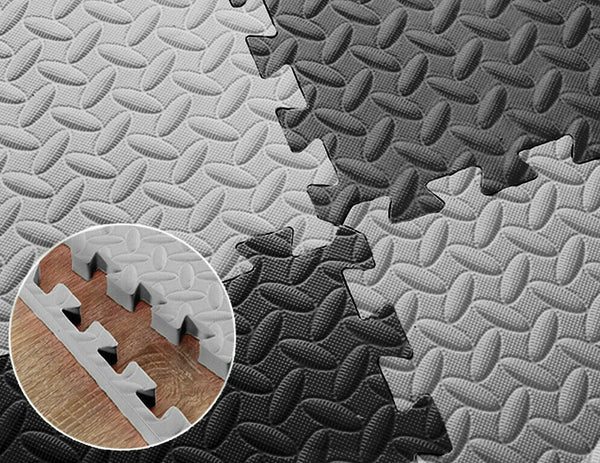 Interlocking Heavy Duty EVA Foam Gym Flooring Mat Floor Mats Tiles - Lets Party