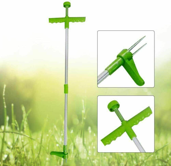 Weed Puller Weeder Twister Twist Pull Garden Lawn Root Killer Remover Tool  - Lets Party