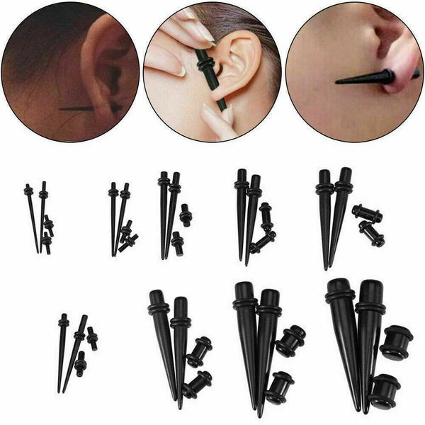 36pcs Ear Stretching Kit Plug Set Stretch Ear Taper Stretcher Expander Tapers - Lets Party