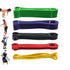 Set of 5 Heavy Duty Resistance Band Loop Power Gym Fitness Exercise Yoga Workout - Lets Party