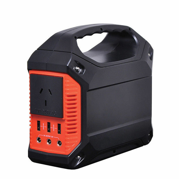 Portable Solar Power Generator LED 42000mAh Battery Bank Camping Outdoor 100W - Lets Party